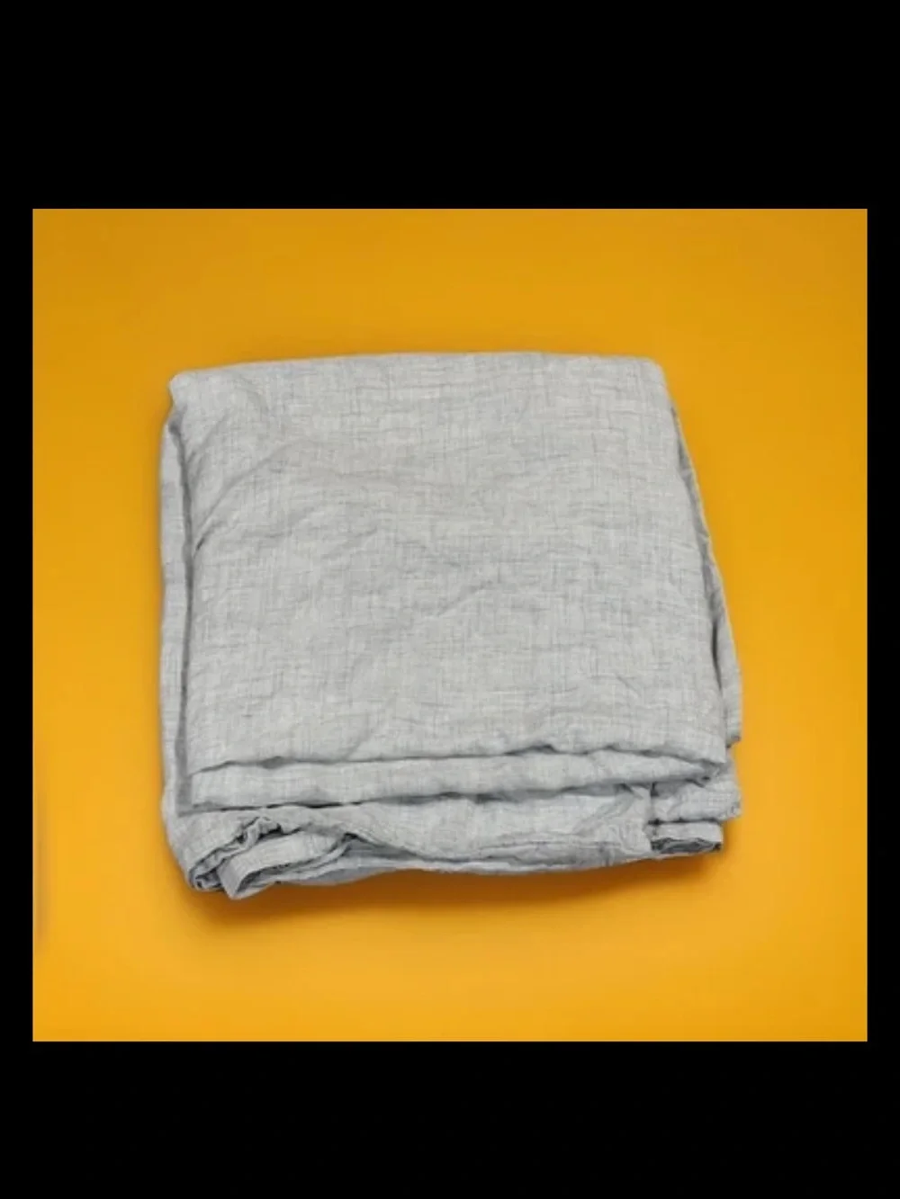 West Elm 100% Linen Gray Duvet Cover 88 x 92 Standard Full Queen W/ Down Insert